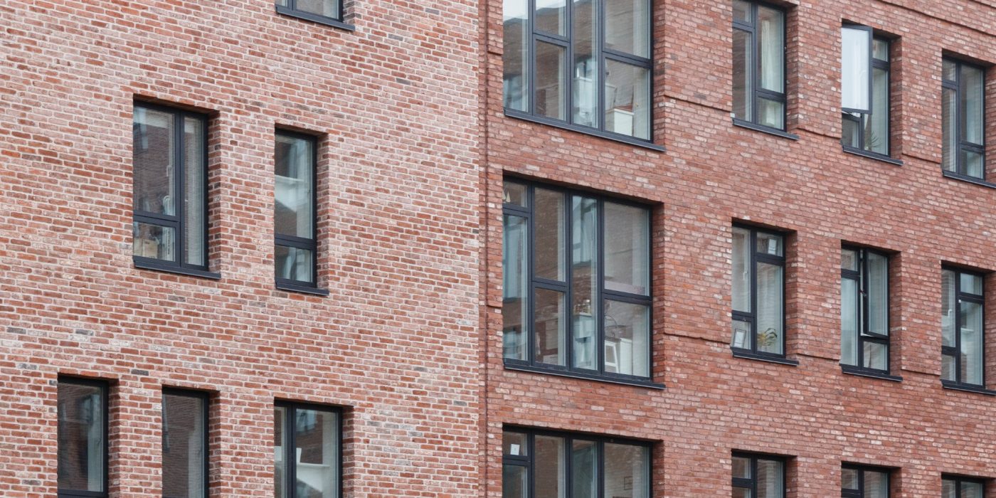Apartment building, Groenttorvet, Syren Hus, Blauwrood og Rust