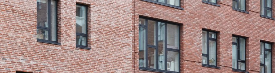 Apartment building, Groenttorvet, Syren Hus, Blauwrood og Rust