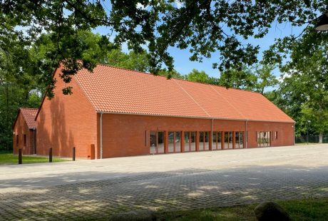 Ziegel: EW2207 Rød Vesterled mit rotem Fuge | Bürger und Kulturhaus, Dahlenburg